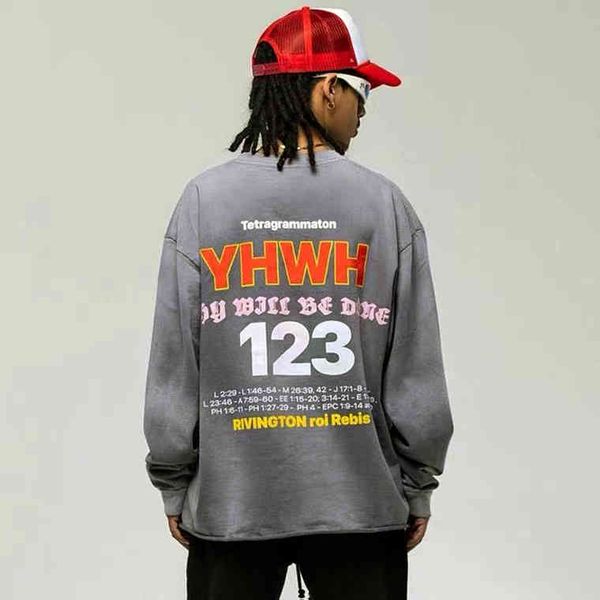 new design brand men's fashion co branded fog high street loose cross printed sweater american long sleeve t-shirt et wo, Black
new design brand men's fashion co branded fog high street loose cross printed sweater american long sleeve t-shirt et wo, Black