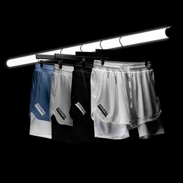 s men's fitness double layer shorts color matching leisure basketball outdoor training morning running shorts can put mobile phones, White;black
s men's fitness double layer shorts color matching leisure basketball outdoor training morning running shorts can put mobile phones, White;black