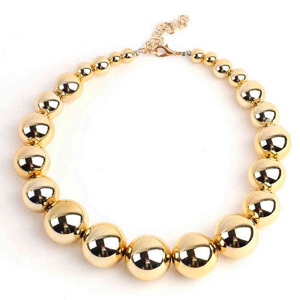 fishsheep statement gold color ball choker necklace for women punk big acrylic ccb beads pendants necklaces 2021 jewelry, Silver
fishsheep statement gold color ball choker necklace for women punk big acrylic ccb beads pendants necklaces 2021 jewelry, Silver