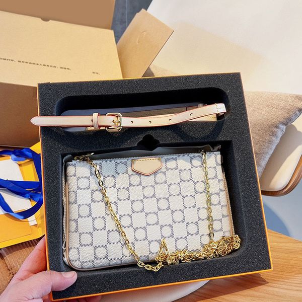 white check chain bag two zip pockets shoulder crossbody bags women handbag patchwork color removable leather shoulder strap coin wallet 
white check chain bag two zip pockets shoulder crossbody bags women handbag patchwork color removable leather shoulder strap coin wallet