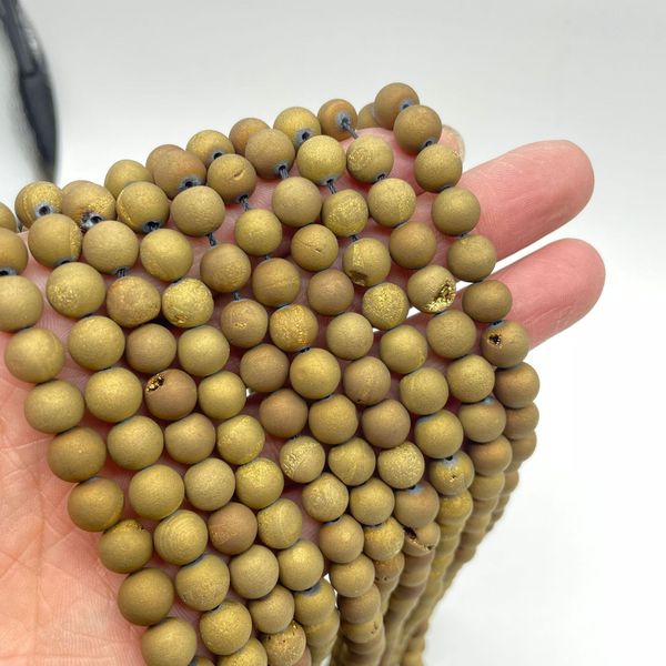 10mm druzy agate crystal round beads (38pcs ) dursy quartz organic gemstone spherical energy stone healing power for jewelry bracelet mala n, Black
10mm druzy agate crystal round beads (38pcs ) dursy quartz organic gemstone spherical energy stone healing power for jewelry bracelet mala n, Black