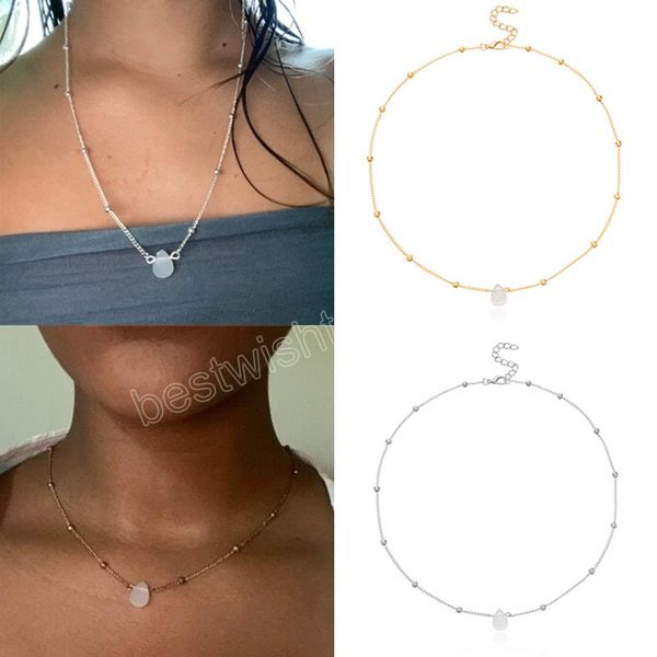 women fashion chain water drop pendant accessories personalized jewelry for women wholesale, Silver
women fashion chain water drop pendant accessories personalized jewelry for women wholesale, Silver