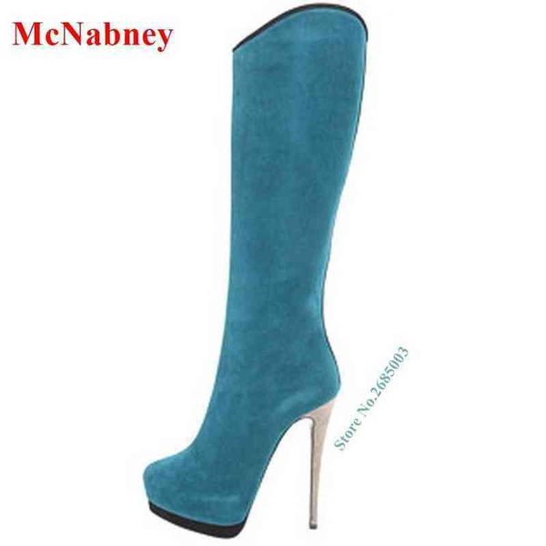 suede platform knee high boots solid round toe thin high heel side zipper concise women party dress boots autume winter shoes 220514, Black
suede platform knee high boots solid round toe thin high heel side zipper concise women party dress boots autume winter shoes 220514, Black