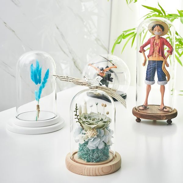 novelty items modern handcraft glass dome cover dry flower vase with wood cork base landscape figures model display artwork apr.
novelty items modern handcraft glass dome cover dry flower vase with wood cork base landscape figures model display artwork apr.