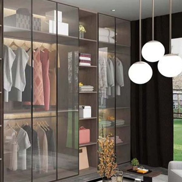 minimalist light luxury wardrobe casement glass door factory direct sales 
minimalist light luxury wardrobe casement glass door factory direct sales