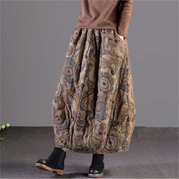 autumn winter skirt retro women elastic waist loose skirt print pocket thicker warm ladies blended casual skirt t200324, Black
autumn winter skirt retro women elastic waist loose skirt print pocket thicker warm ladies blended casual skirt t200324, Black