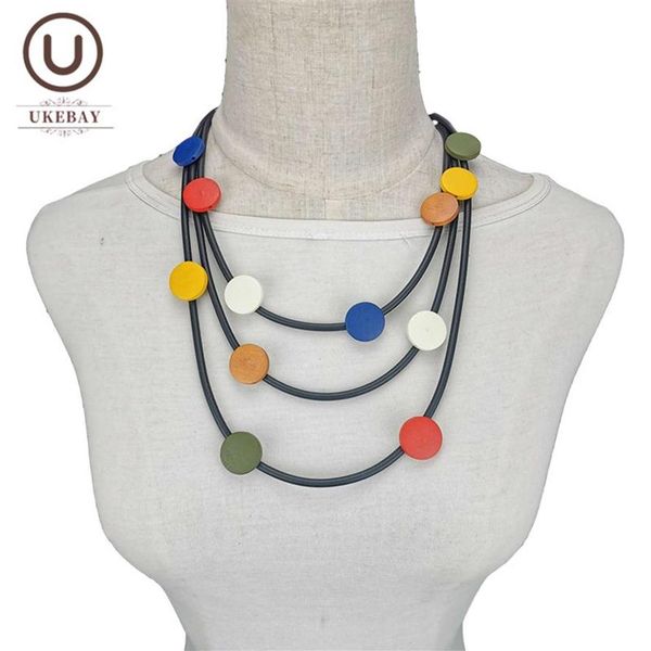 chokers ukebay multicolor wood necklaces women choker necklace rubber rope gothic jewelry boho clothes accessories sweater chains2373, Golden;silver
chokers ukebay multicolor wood necklaces women choker necklace rubber rope gothic jewelry boho clothes accessories sweater chains2373, Golden;silver
