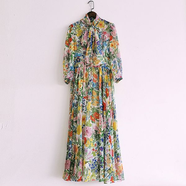 women runway dresses long maxi dress lantern sleeve floral print vacation party, Black
women runway dresses long maxi dress lantern sleeve floral print vacation party, Black