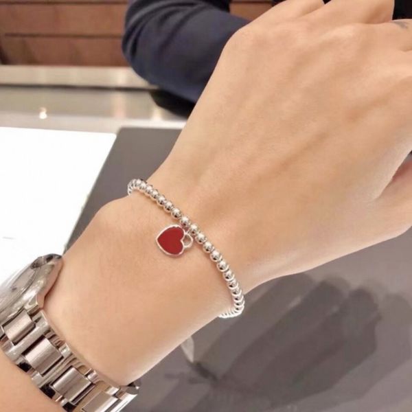 sterling silver bead bracelet heart shaped pendant bracelet lady's holiday gift, Golden;silver
sterling silver bead bracelet heart shaped pendant bracelet lady's holiday gift, Golden;silver