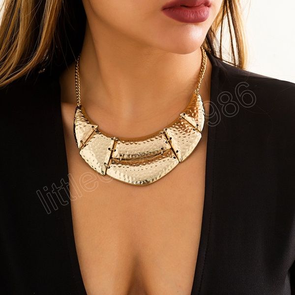 exaggerated chunky thick choker necklaces for women vintage geometric irregular metal pendant necklaces jewelry, Silver
exaggerated chunky thick choker necklaces for women vintage geometric irregular metal pendant necklaces jewelry, Silver