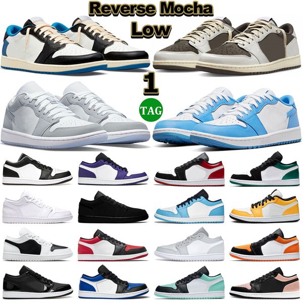 1 low og basketball shoes for men women reverse mocha unc wolf grey shadow bred toe pine green triple white camo mens trainers outdoor, Black
1 low og basketball shoes for men women reverse mocha unc wolf grey shadow bred toe pine green triple white camo mens trainers outdoor, Black