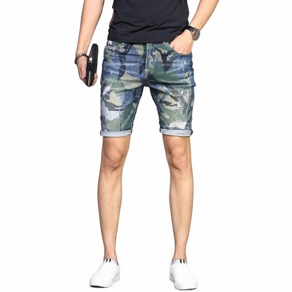 men's jeans men ripped denim shorts camouflage summer thin stretch straight fit pants fashion streetwear knee length trousers 28-38 61k, Blue
men's jeans men ripped denim shorts camouflage summer thin stretch straight fit pants fashion streetwear knee length trousers 28-38 61k, Blue