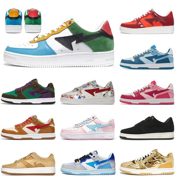 2022 with socks designer sta sk8 casual shoes women mens bapesta trainers patent leather camo beige white black grey off bapestas platform s, White;red
2022 with socks designer sta sk8 casual shoes women mens bapesta trainers patent leather camo beige white black grey off bapestas platform s, White;red