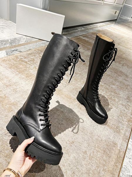 retro full cowhide knight boots women's 2022 new thick-soled boots thick-heeled high-martin but knee, Black
retro full cowhide knight boots women's 2022 new thick-soled boots thick-heeled high-martin but knee, Black