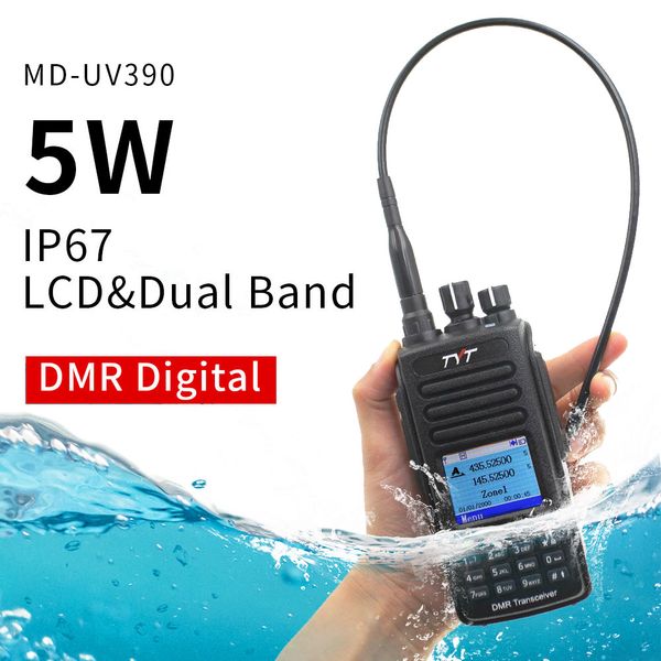 tyt md-uv390 dmr radio station 5w 136-174mhz & 400-480mhz walkie talkie md-390 ip67 waterproof dual time dlot digital radio
tyt md-uv390 dmr radio station 5w 136-174mhz & 400-480mhz walkie talkie md-390 ip67 waterproof dual time dlot digital radio