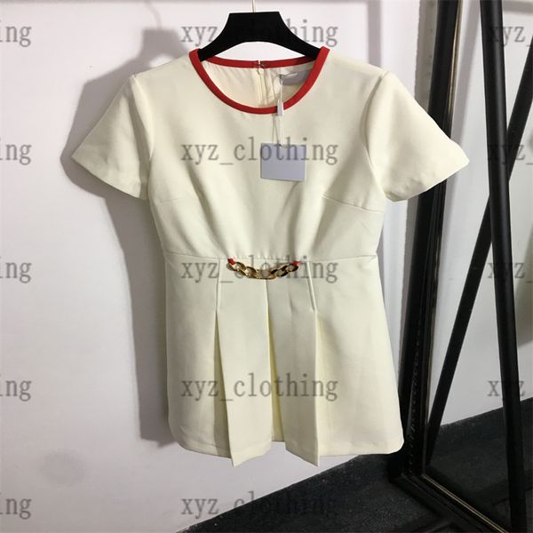 2022ss high-end lady skirts luxury designer women dresses hardware chain decoration color block round neck and pleated hem 2022 newly denims, Black;gray
2022ss high-end lady skirts luxury designer women dresses hardware chain decoration color block round neck and pleated hem 2022 newly denims, Black;gray