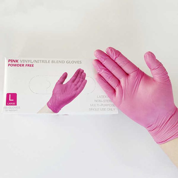 Image of Gloves Vinyl Nitrile Disposable Blend Powder Free Examination Safety Glove Manufacturers Exam Gloves