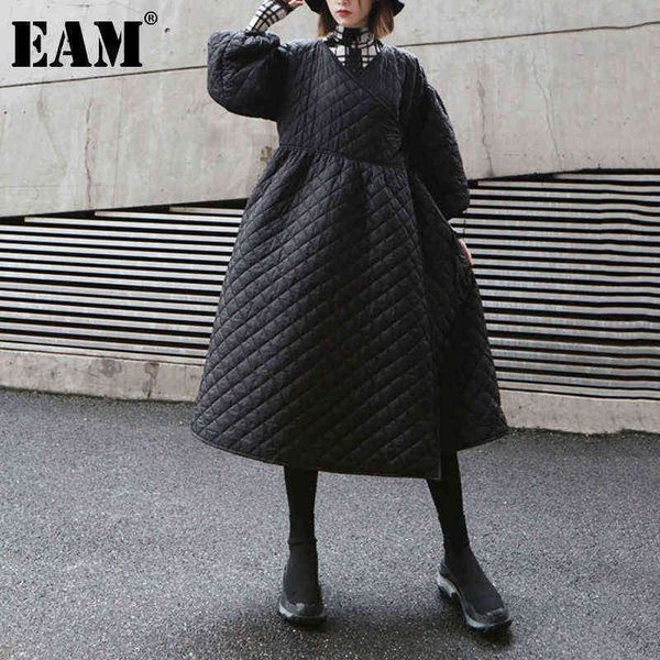 eam bandage warm irregular cottonpadded coat long sleeve loose fit women parkas fashion autumn winter 1dd0731 211118, Black
eam bandage warm irregular cottonpadded coat long sleeve loose fit women parkas fashion autumn winter 1dd0731 211118, Black