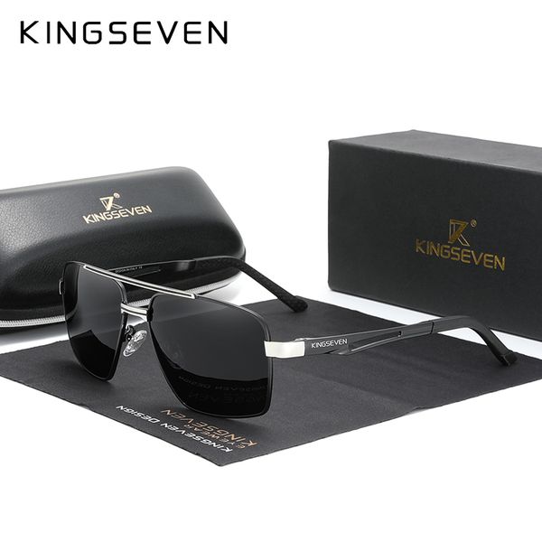 kingseven brand men's aluminum sunglasses polarized men mirror male sun glasses sports eyewear driving d sol n7755 220511, White;black
kingseven brand men's aluminum sunglasses polarized men mirror male sun glasses sports eyewear driving d sol n7755 220511, White;black