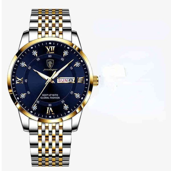 wristwatches watch men stainless steel business date clock waterproof luminous watches mens luxury sport quartz wristwatch 220419, Slivery;brown
wristwatches watch men stainless steel business date clock waterproof luminous watches mens luxury sport quartz wristwatch 220419, Slivery;brown