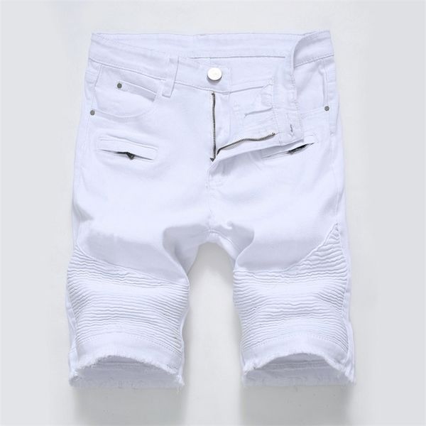 summer mens denim shorts street clothing trend personality slim short jeans white red black male brand clothes 210322, White;black
summer mens denim shorts street clothing trend personality slim short jeans white red black male brand clothes 210322, White;black