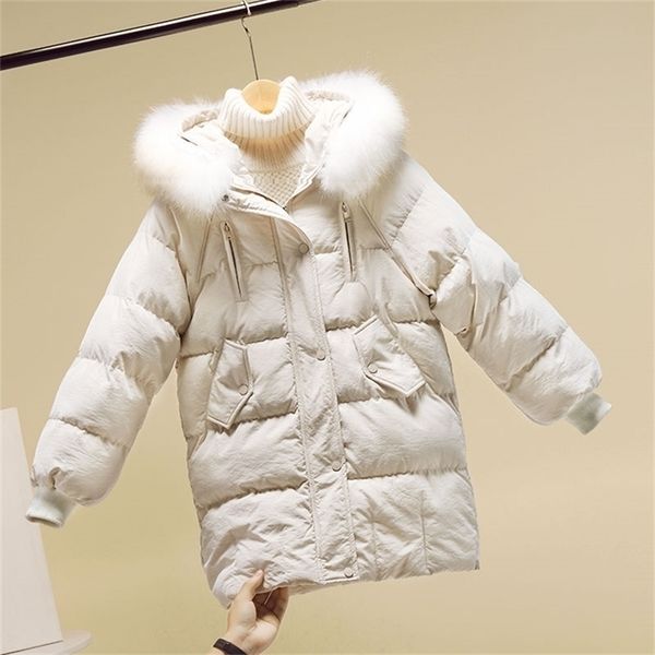 fashion casual loose coat women big fur hooded thick down parkas female jacket warm winter outwear y201012, Black
fashion casual loose coat women big fur hooded thick down parkas female jacket warm winter outwear y201012, Black