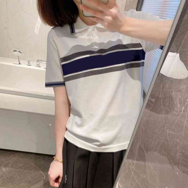22 summer new stripe letter color shirt short sleeve women's treny fashion latest clothes ladies dresses men's t-shirt factory out, White
22 summer new stripe letter color shirt short sleeve women's treny fashion latest clothes ladies dresses men's t-shirt factory out, White