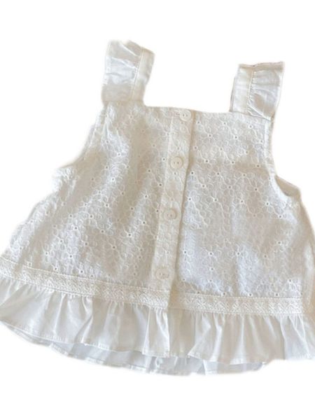 girls lace camisole korean childrens clothing summer childrens solid color embroidered hollow sleeveless 220614, Red;yellow
girls lace camisole korean childrens clothing summer childrens solid color embroidered hollow sleeveless 220614, Red;yellow