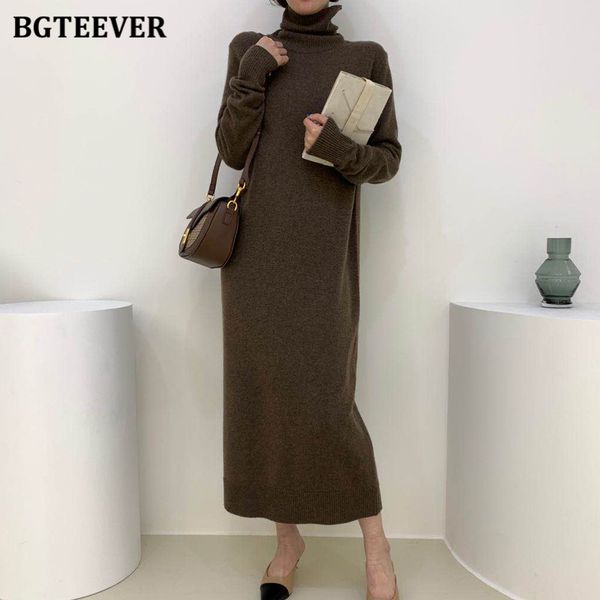 bgteever casual thick loose women turtleneck knitted mid-calf dress 2022 winter warm straight sweater vestidos femme, Black;gray
bgteever casual thick loose women turtleneck knitted mid-calf dress 2022 winter warm straight sweater vestidos femme, Black;gray