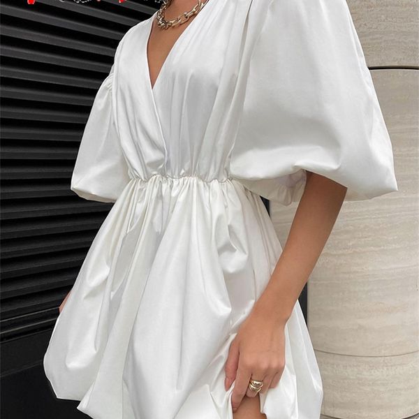 casual short summer dresses for women v neck green mini women's a-line dress white puff sleeve vintage party dresses 220509, Black;gray
casual short summer dresses for women v neck green mini women's a-line dress white puff sleeve vintage party dresses 220509, Black;gray