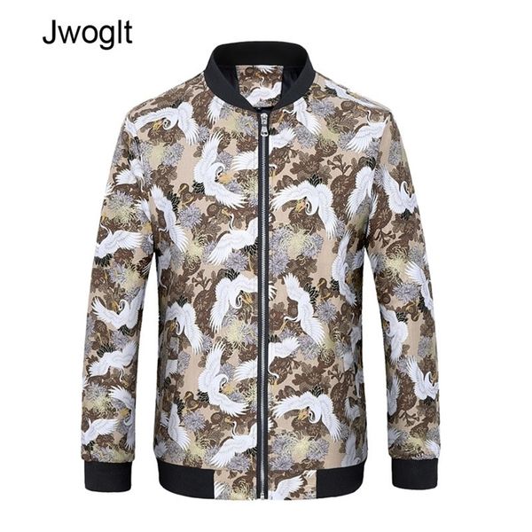 spring autumn new cotton mens bomber jackets casual male outwear vintage harajuku crane and koi zipper jackets coats 5xl 6xl 210412, Black;brown
spring autumn new cotton mens bomber jackets casual male outwear vintage harajuku crane and koi zipper jackets coats 5xl 6xl 210412, Black;brown
