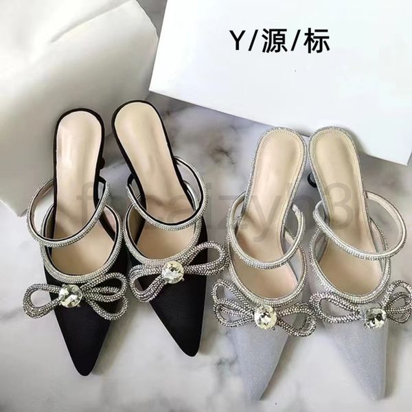 slippers designer 2022am new high-heeled shoes women's pointed bowknot baotou wearing slippers and sandals ol6d, Black
slippers designer 2022am new high-heeled shoes women's pointed bowknot baotou wearing slippers and sandals ol6d, Black