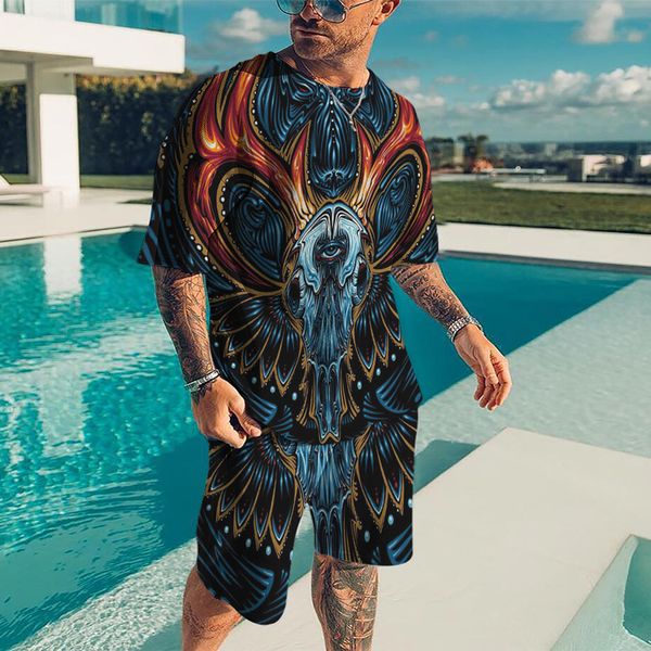 summer mens tshirt casual suit simple fashion short sleeve shorts breathable 3d printing oversized 2 piece set 220602, Gray
summer mens tshirt casual suit simple fashion short sleeve shorts breathable 3d printing oversized 2 piece set 220602, Gray
