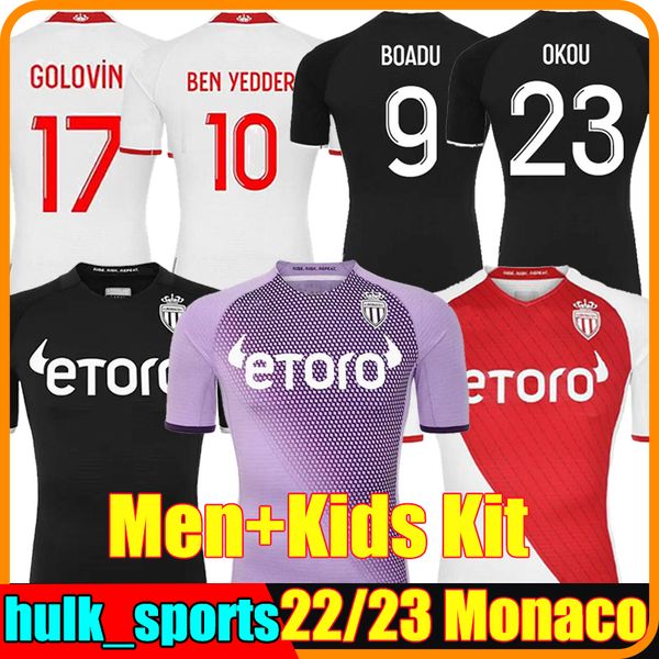22/23 as monaco soccer jerseys ben yedder volland boadu jean lucas embolo minamino camara golovin 3rd maillots football shirt golovin men ki, Black;yellow
22/23 as monaco soccer jerseys ben yedder volland boadu jean lucas embolo minamino camara golovin 3rd maillots football shirt golovin men ki, Black;yellow