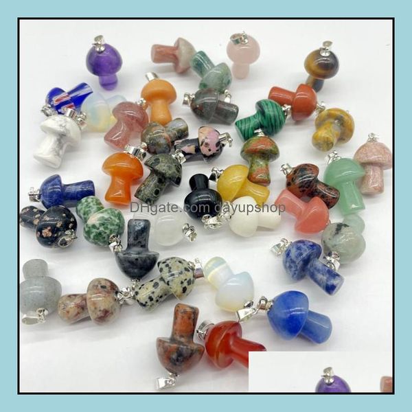 charms natural crystal stone mushroom rose quartz green brown stones pendant for diy jewelry making necklace accessories wh dayupshop dh9jc, Bronze;silver
charms natural crystal stone mushroom rose quartz green brown stones pendant for diy jewelry making necklace accessories wh dayupshop dh9jc, Bronze;silver