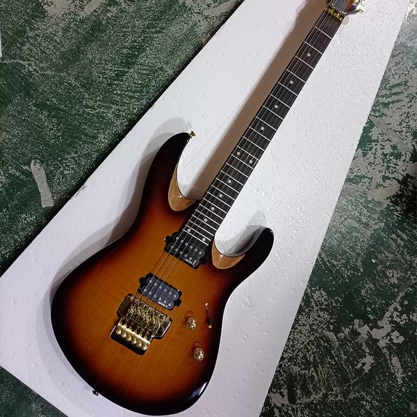 tobacco sunburst 6 strings electric guitar with flame maple veneer rosewood fretboard humbuckers pickups
tobacco sunburst 6 strings electric guitar with flame maple veneer rosewood fretboard humbuckers pickups