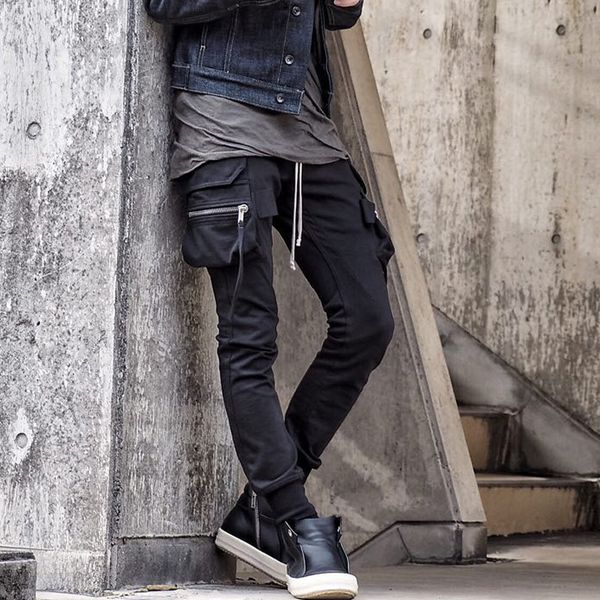 american brand rick black thin pants large pocket zipper men's pants men's ro style owens basic straight loose pants streetwear
american brand rick black thin pants large pocket zipper men's pants men's ro style owens basic straight loose pants streetwear