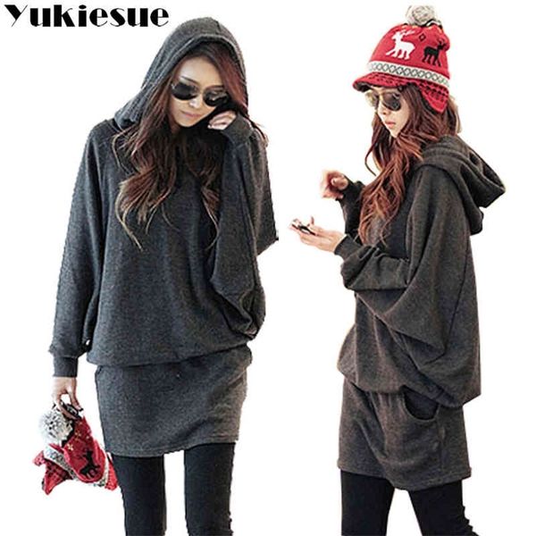 winter autumn hood hoodies sweatshirt women autumn long batwing sleeve hooded casual patchwork hoodies pullover femme 210412, Black
winter autumn hood hoodies sweatshirt women autumn long batwing sleeve hooded casual patchwork hoodies pullover femme 210412, Black