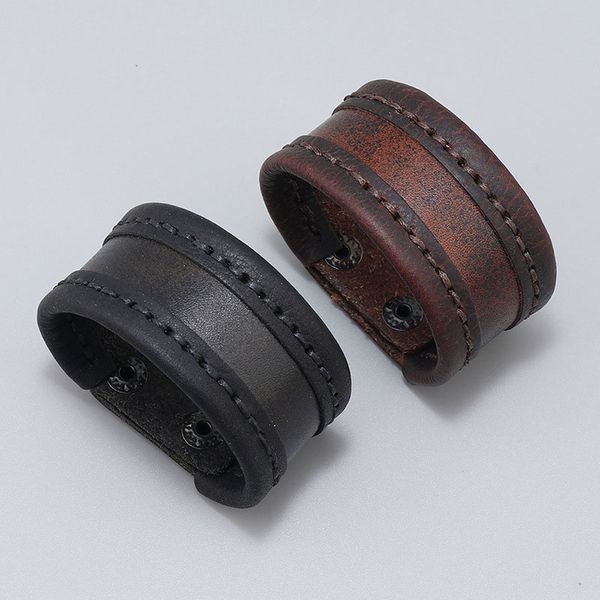 mens brown black leather charm bracelets rope braided handmade adjustable gothic biker bangle jewelry party club accessories, Golden;silver
mens brown black leather charm bracelets rope braided handmade adjustable gothic biker bangle jewelry party club accessories, Golden;silver