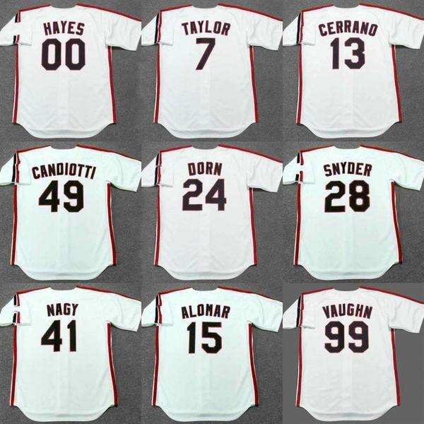 cleveland 24 roger dorn 28 cory snyder 7 jake taylor 0 willie mays 13 pedro cerrano 15 sandy alomar 41 charles nagy baseball jerse332h, Black
cleveland 24 roger dorn 28 cory snyder 7 jake taylor 0 willie mays 13 pedro cerrano 15 sandy alomar 41 charles nagy baseball jerse332h, Black