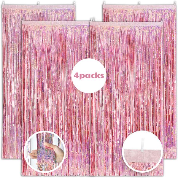 valery madelyn 4pcs tinsel foil curtains 2m party backdrops metallic fringe curtain for birthday wedding party decoration
valery madelyn 4pcs tinsel foil curtains 2m party backdrops metallic fringe curtain for birthday wedding party decoration