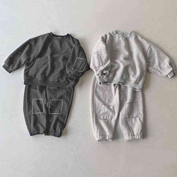 kids leisure fashion clothing set cotton long sleeve t-shirtpants korean style spring autumn baby girls boys clothes suit l220715, Blue
kids leisure fashion clothing set cotton long sleeve t-shirtpants korean style spring autumn baby girls boys clothes suit l220715, Blue