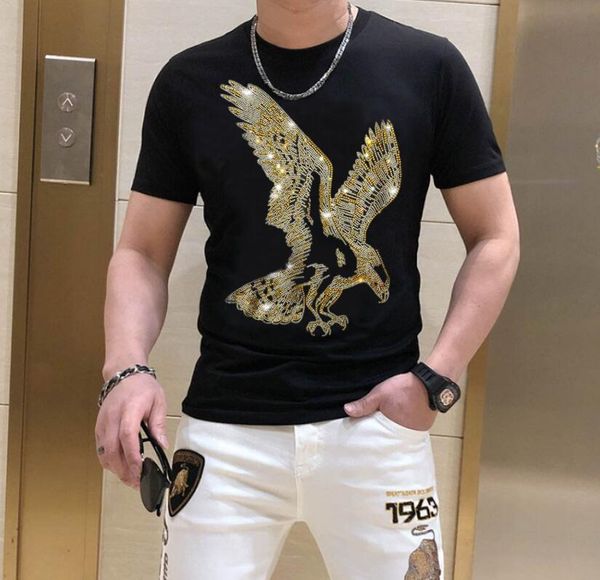 borun brand summer men's t-shirts hip hop trend sportswear tshirt diamond stone men's 040, White;black
borun brand summer men's t-shirts hip hop trend sportswear tshirt diamond stone men's 040, White;black