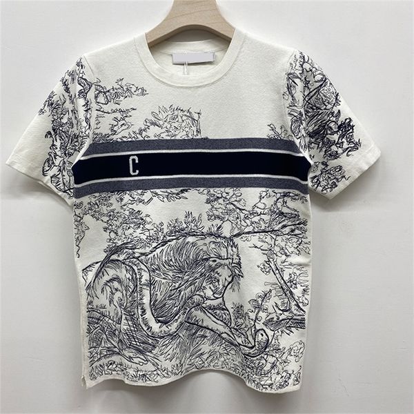 coat sweaters 2022 summer new animal jungle embroidery knitted short sleeve design fashion chinese style blouse women clothes_e6bz, White;black
coat sweaters 2022 summer new animal jungle embroidery knitted short sleeve design fashion chinese style blouse women clothes_e6bz, White;black