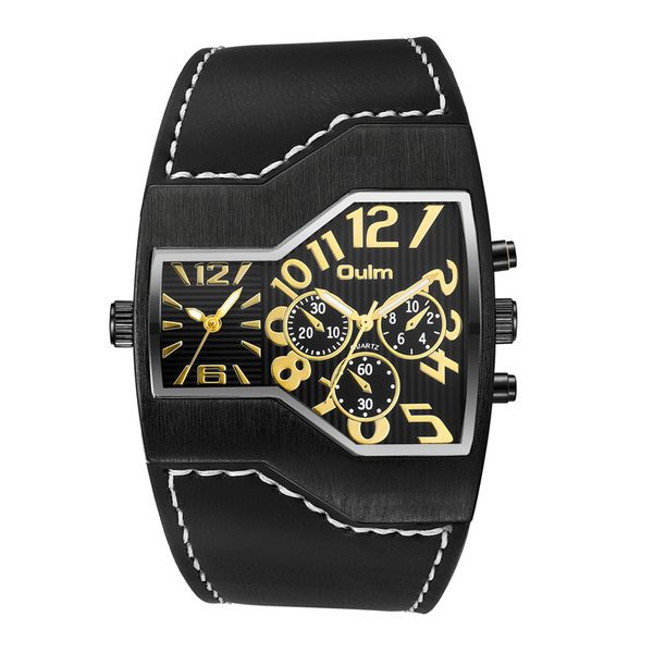 oulm new watches men luxury brand multiple time zone male quartz wristwatch casual leather strap watch relogio masculino, Slivery;brown
oulm new watches men luxury brand multiple time zone male quartz wristwatch casual leather strap watch relogio masculino, Slivery;brown