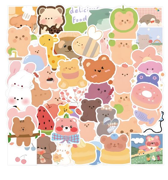 graffiti stickers pack 50pcs kawaii bear cute animals waterproof decoration motorcycle guitar bike cartoon decals sticker kid toys
graffiti stickers pack 50pcs kawaii bear cute animals waterproof decoration motorcycle guitar bike cartoon decals sticker kid toys