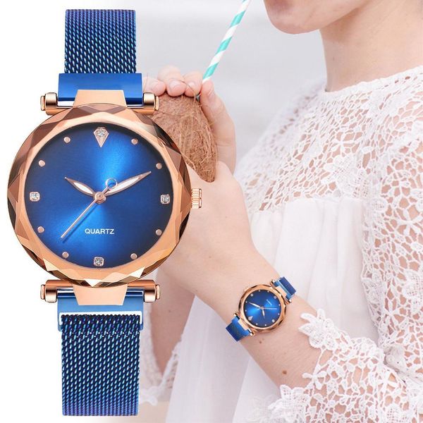 luxury magnet buckle starry sky women watches rose gold ladies watch crystal women watches fashion quartz watch relogio feminino, Slivery;golden
luxury magnet buckle starry sky women watches rose gold ladies watch crystal women watches fashion quartz watch relogio feminino, Slivery;golden