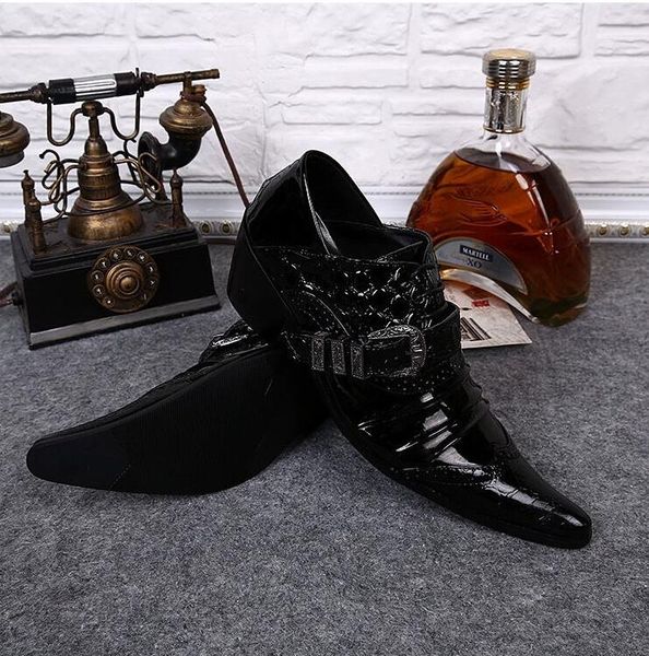 men dress shoes business handsome cool pointed toe cool nightclub dj dance fashion brand classic design genuine leather large size driving w, Black
men dress shoes business handsome cool pointed toe cool nightclub dj dance fashion brand classic design genuine leather large size driving w, Black
