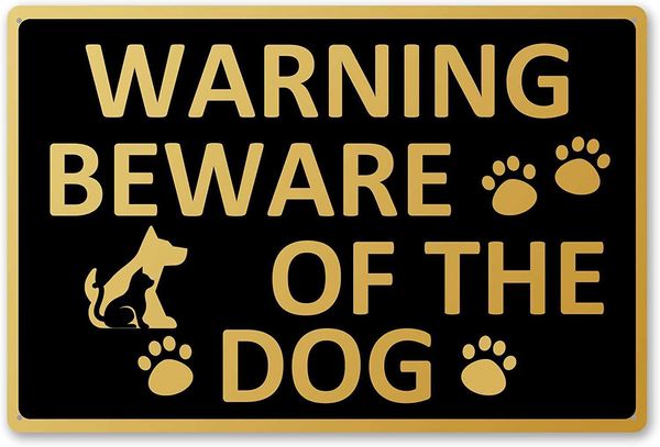 beware of dog sign yard house park door welcome metal decor warning funny stin decorations
beware of dog sign yard house park door welcome metal decor warning funny stin decorations