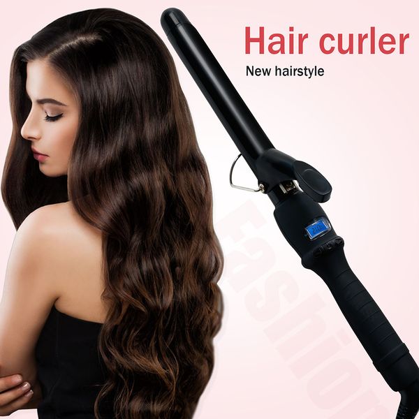 hair curling iron electric hair curler curling wand lcd display hair waver styling tools professional crimper iron styler p
hair curling iron electric hair curler curling wand lcd display hair waver styling tools professional crimper iron styler p